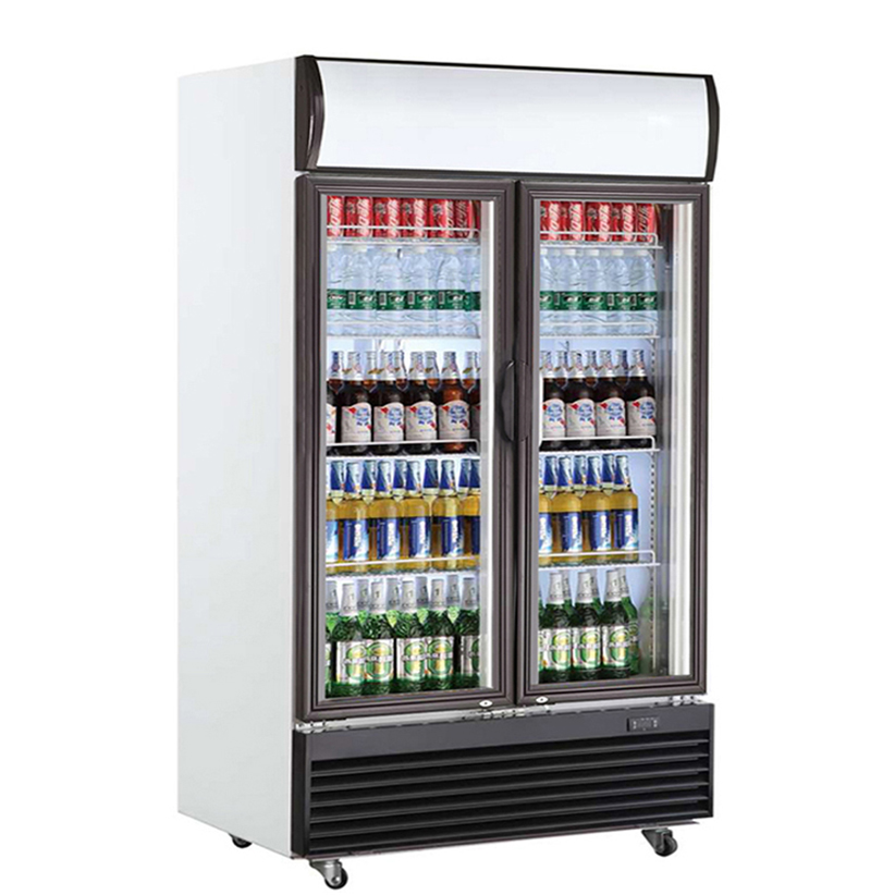 sliding door refrigerator and refrigerator with light box